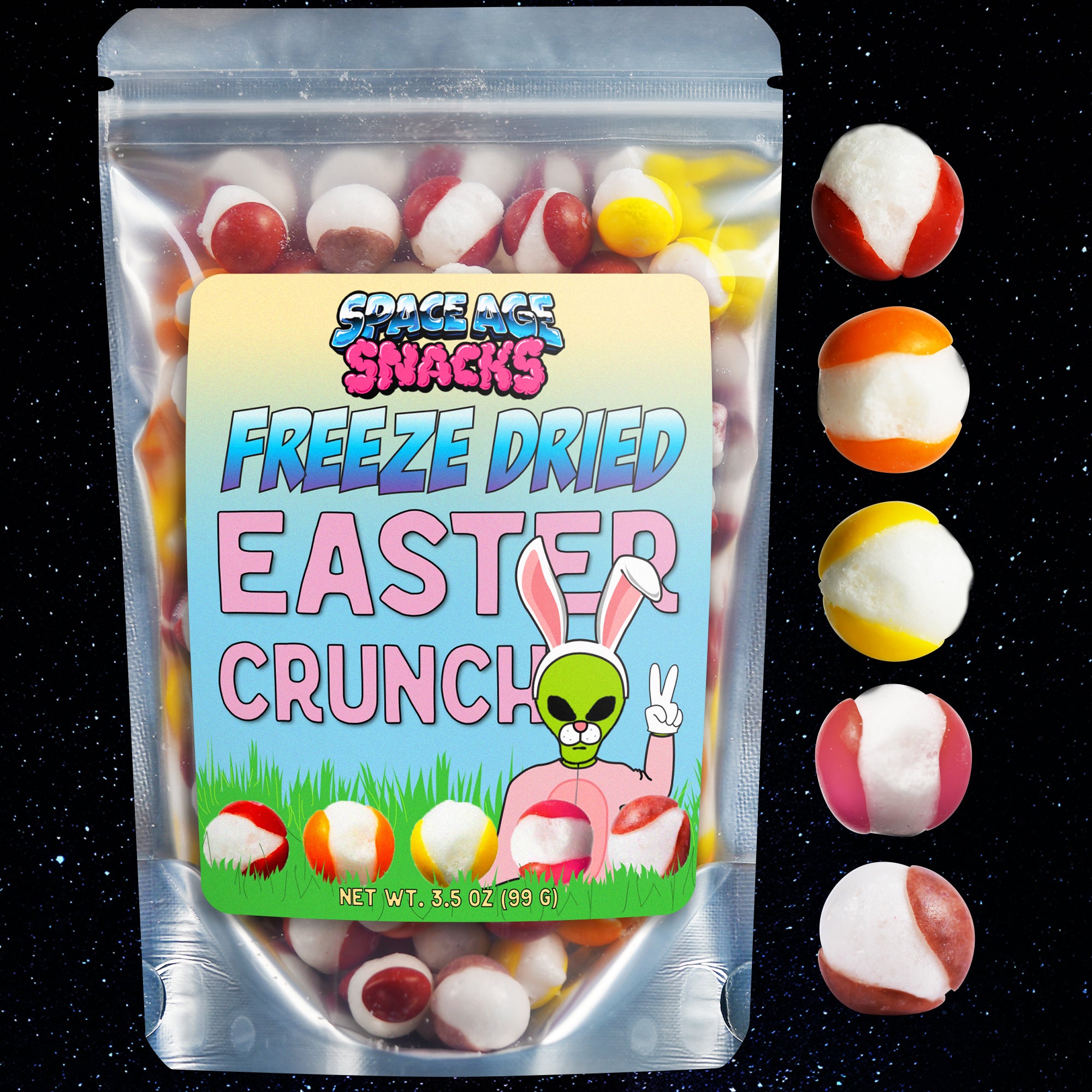 Freeze Dried Easter Crunch Candy - 3.5 Ounces – Space Age Snacks