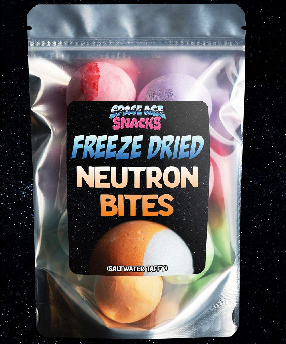 Freeze Dried Neutron Bites - Saltwater Taffy Candy - 2.5 Ounces