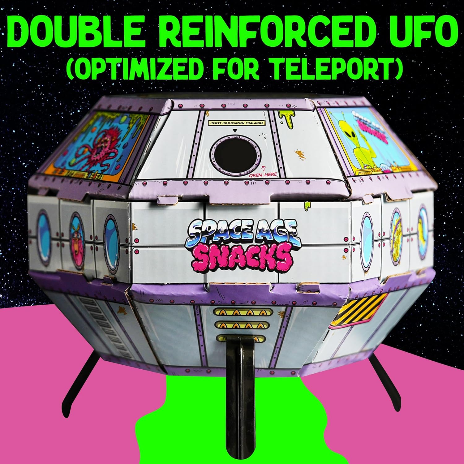 The UFO Pack 2.0 - Freeze Dried Candy with Eight Different Treats