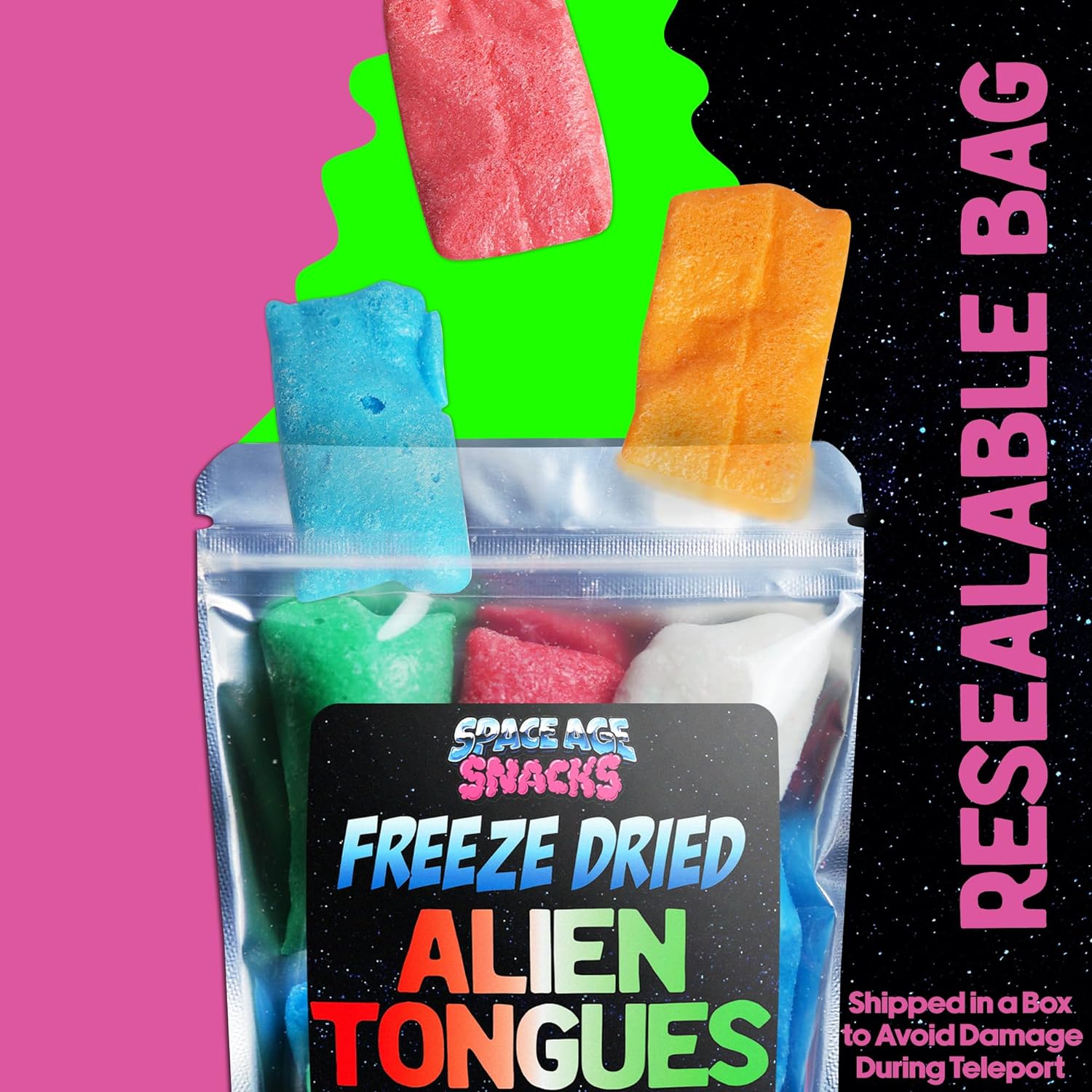 Freeze Dried Alien Tongues Candy