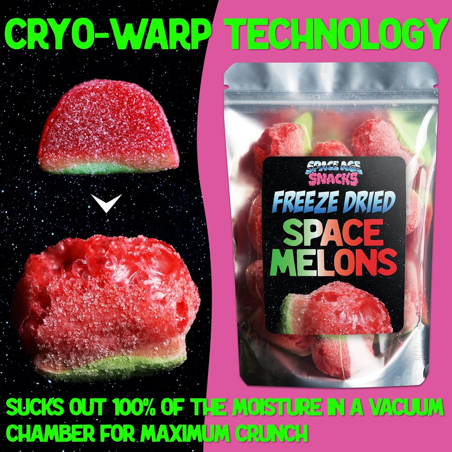 Freeze Dried Watermelon Gummies Candy