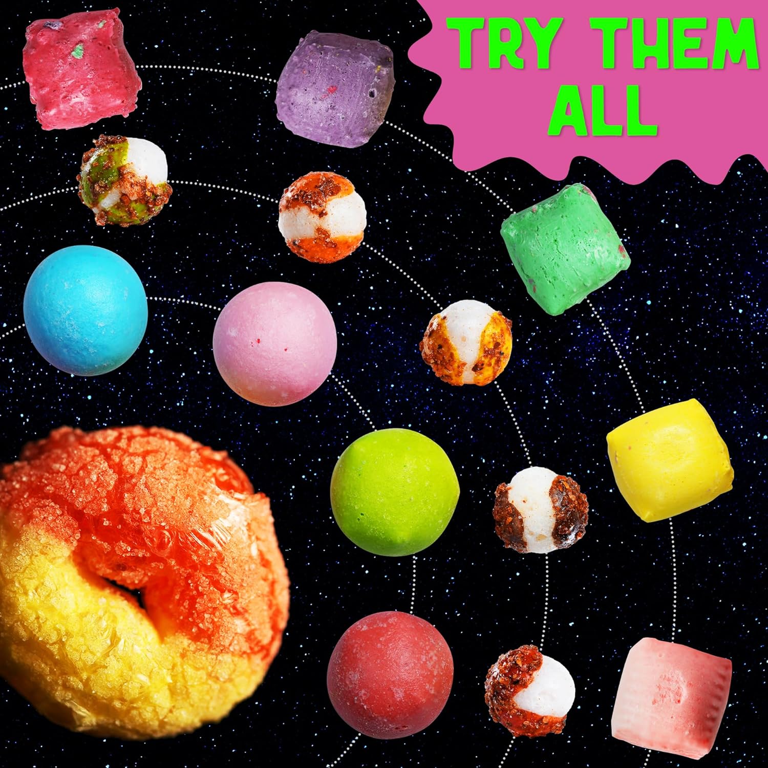 Freeze Dried Alien Brains Candy