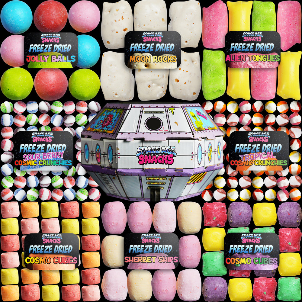 The UFO Pack 2.0 - Freeze Dried Candy with Eight Different Treats